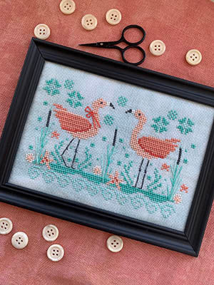 Seaside Flamingos