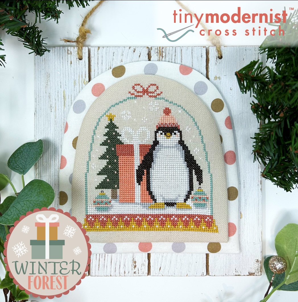 Winter Forest Snowglobe 1 - Penguin