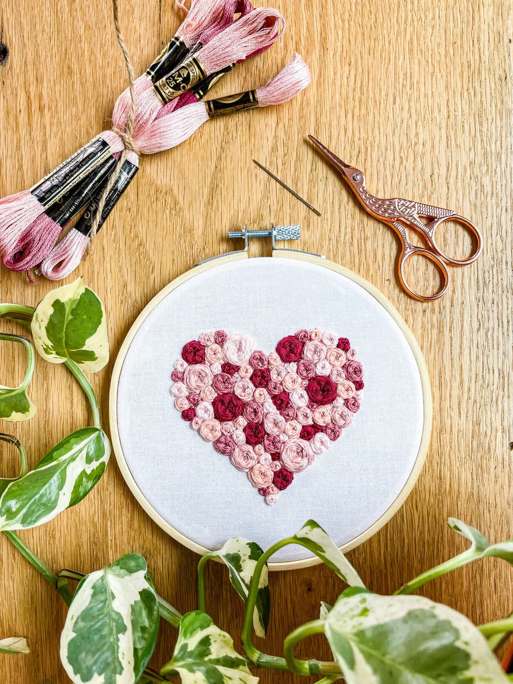 Whitney's Heart of Roses
