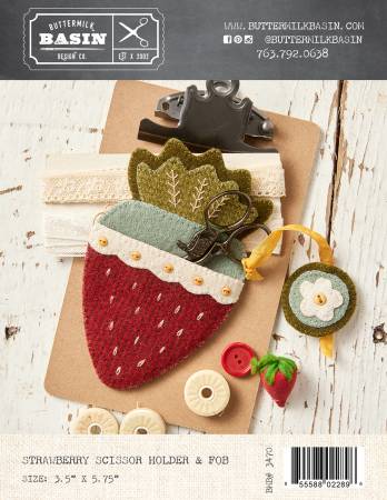 Strawberry Scissor Holder & Fob