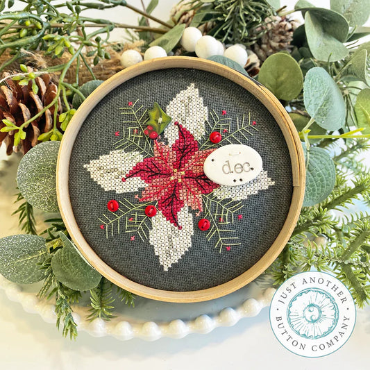 December Chalk - Squared BUTTONS