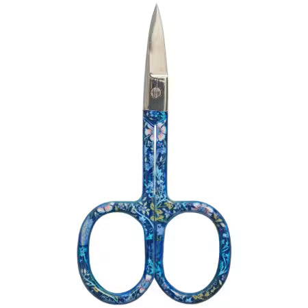 Embroidery Scissors 3-1/2in Blue Floral
