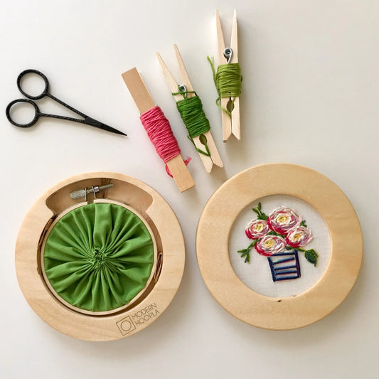 Modern Hoopla Embroidery Hoop Frame ROUND