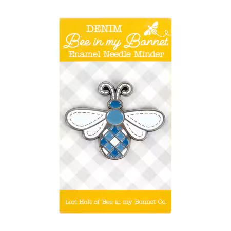 Denim Bee Needle Minder