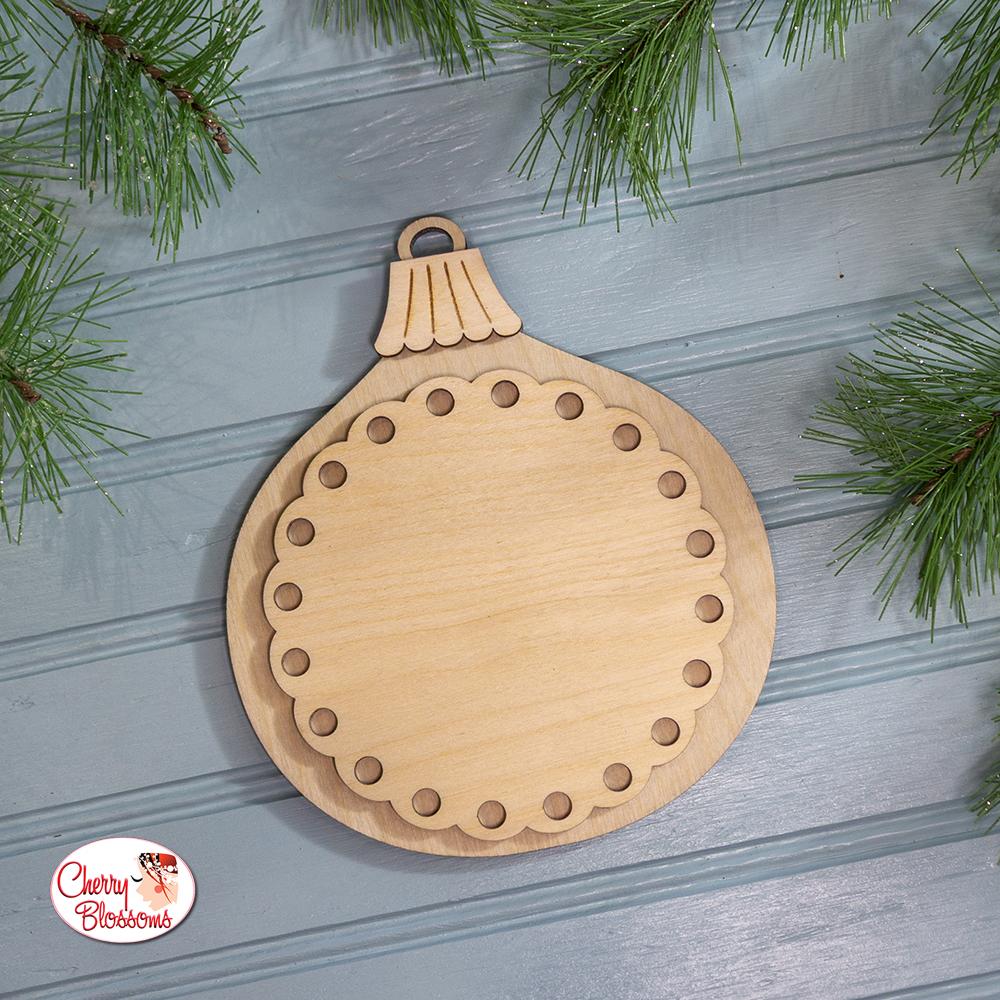 Vintage Ornament Backer