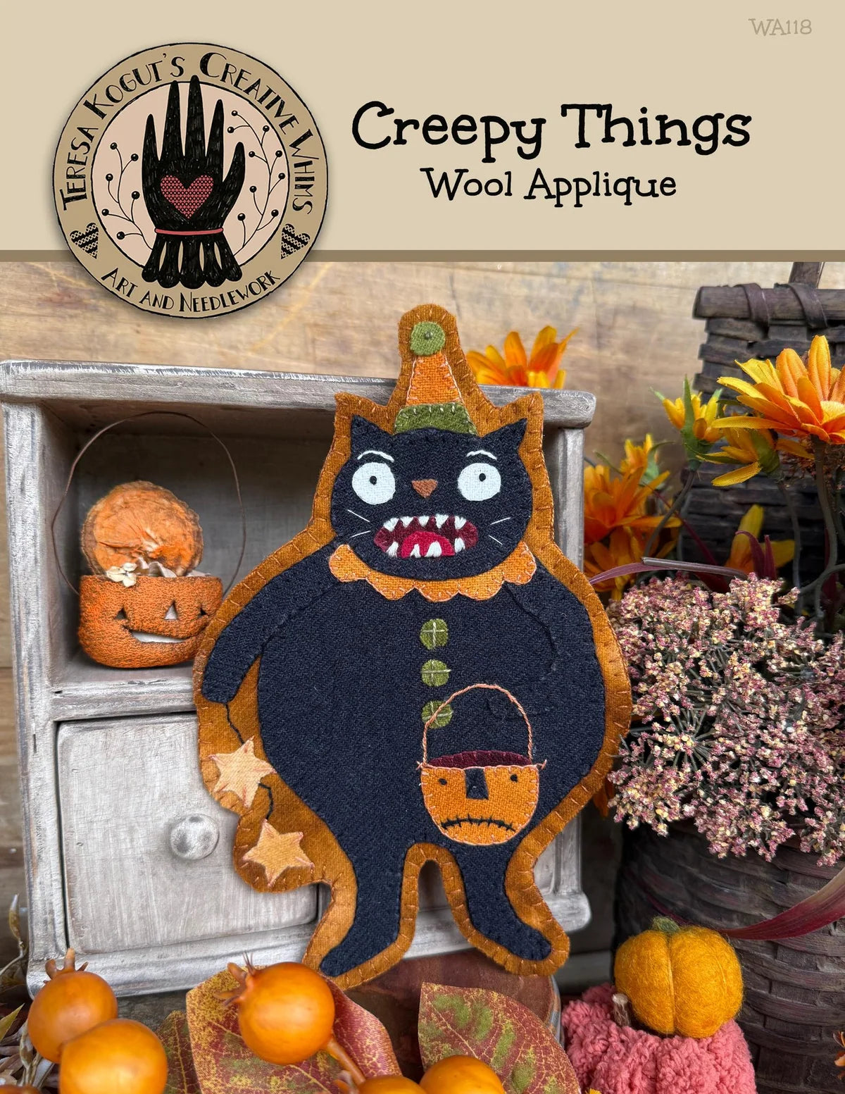 Creepy Things - WOOL APPLIQUE