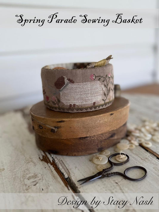 Spring Parade Sewing Basket