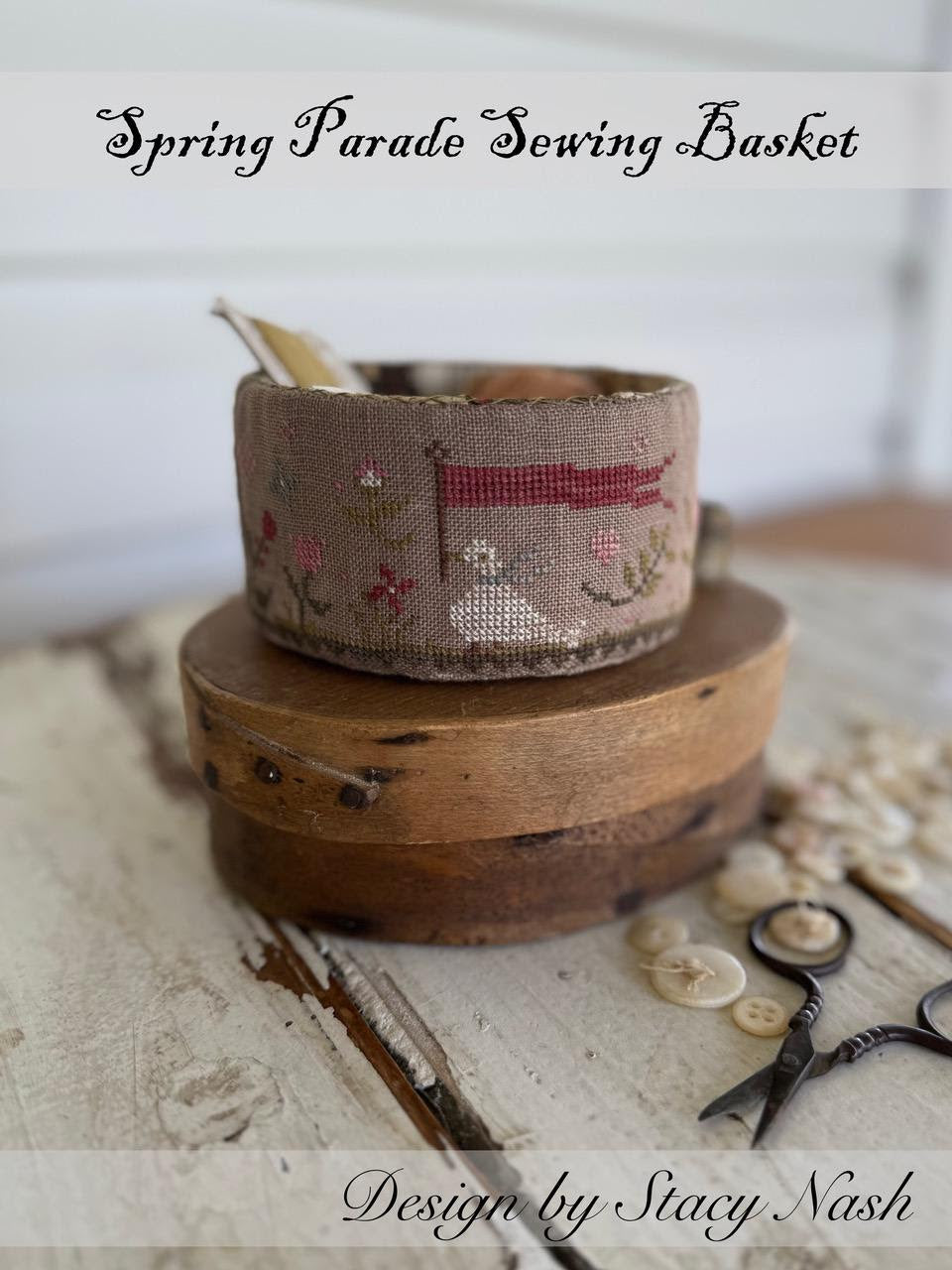 Spring Parade Sewing Basket