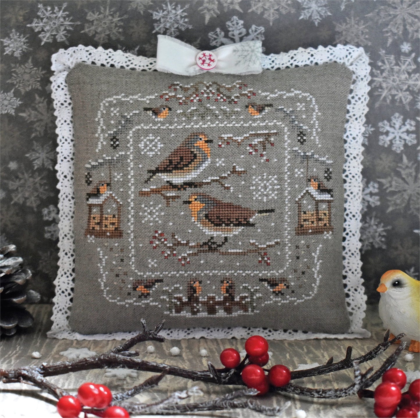 Robins In Winter