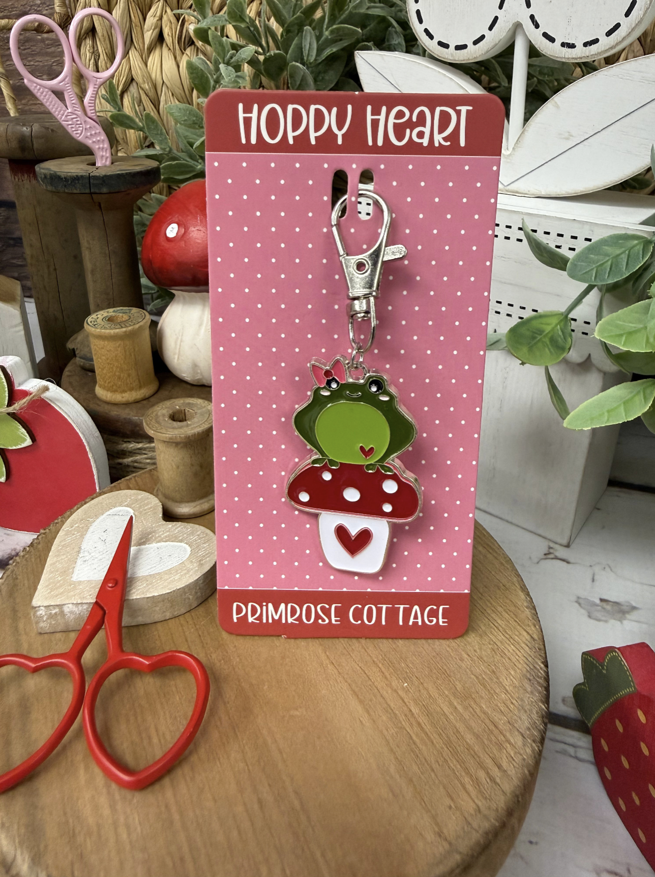 Hoppy Heart Charm