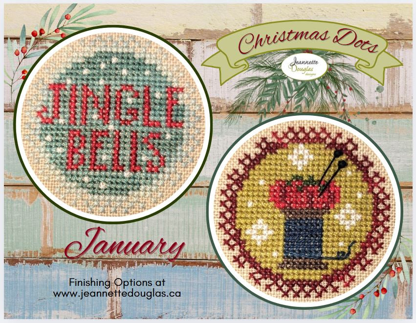 January - Christmas Dots Series