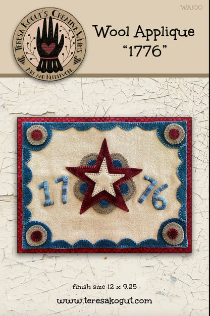 1776, Wool Applique