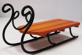 Sled - Large 7" Wooden