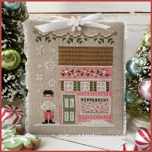Nutcracker Village 4 Russian Peppermint Shop