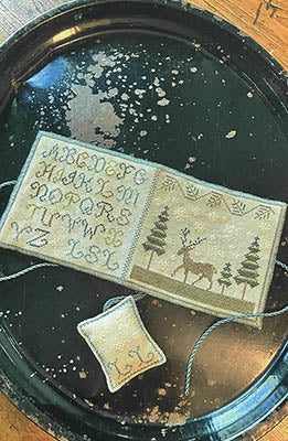 Winter Stag Needlebook