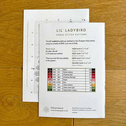 Lil' Ladybird - Printed Chart