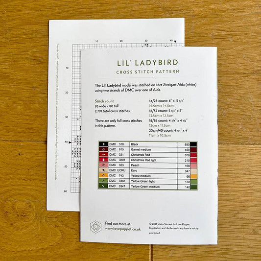 Lil' Ladybird - Printed Chart