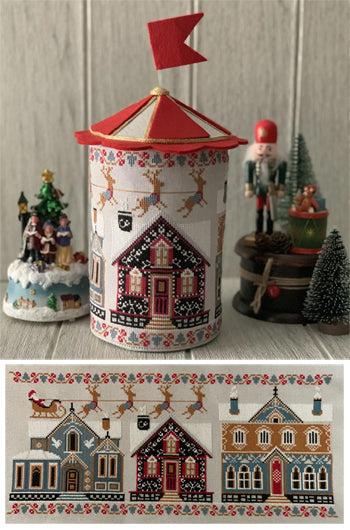 Ornamented Christmas Houses