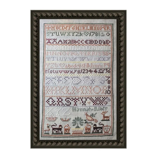 Hannah Rider Sampler 1781