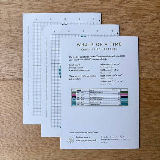 Whale of a Time - Printed Chart