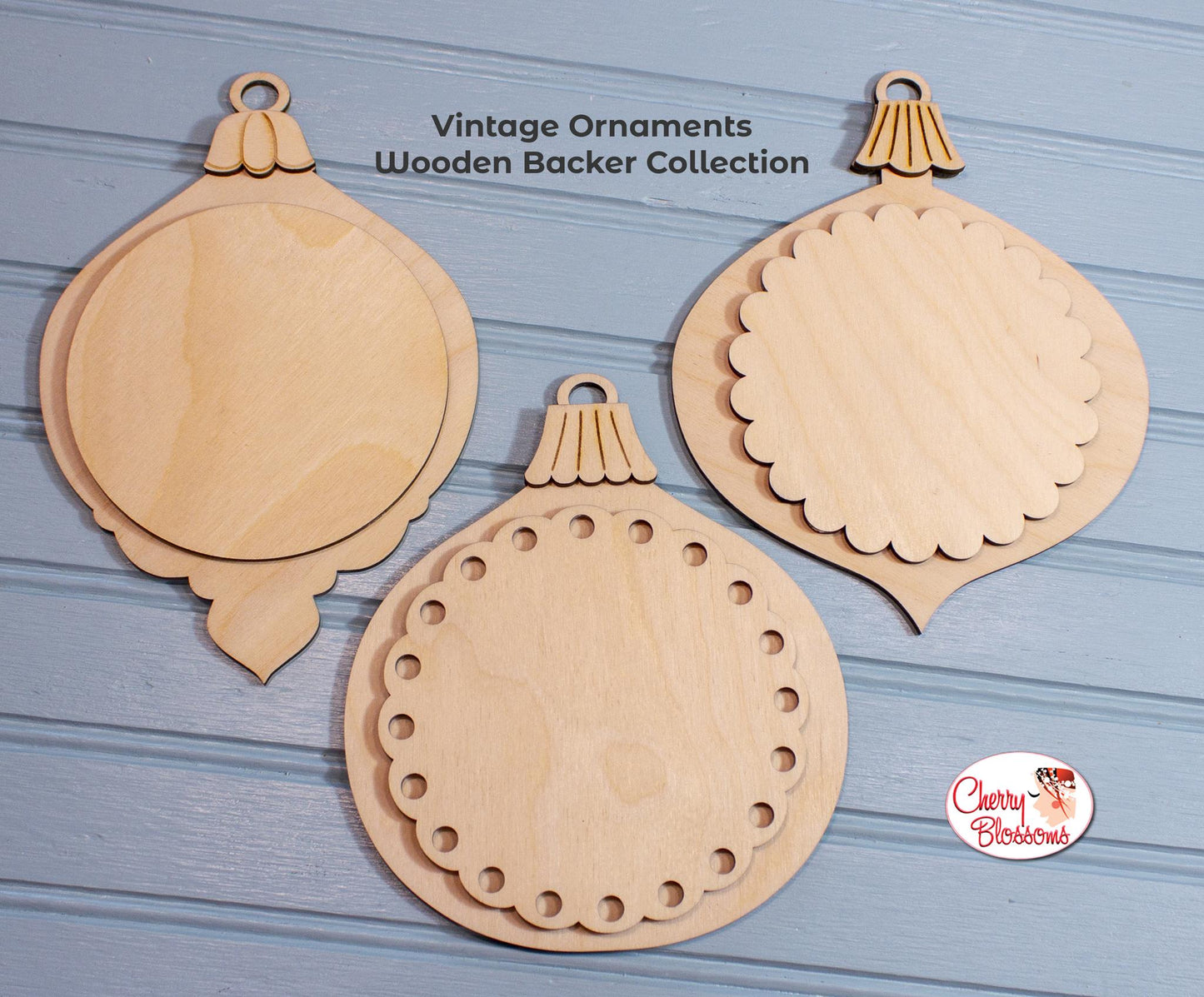 Vintage Ornament Backer