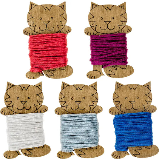 Wooden Floss Bobbins