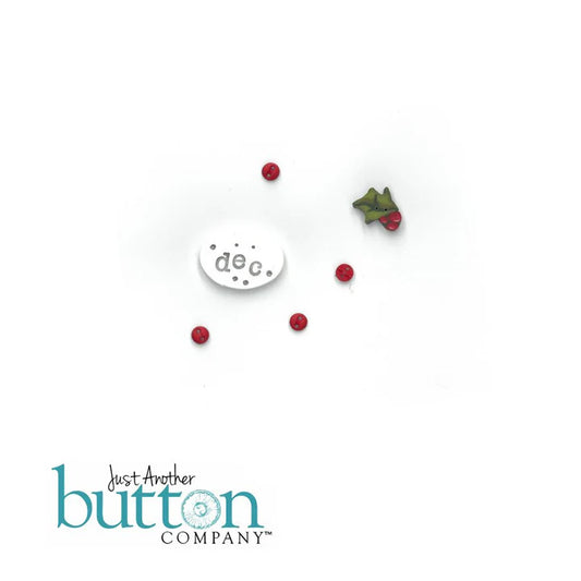 December Chalk - Squared BUTTONS