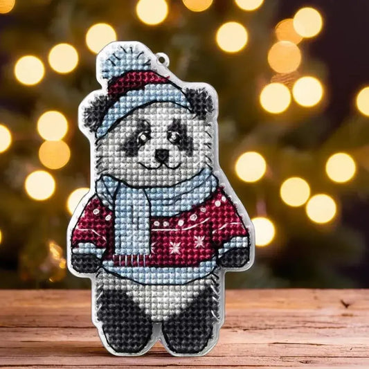 Panda - Cross Stitch Kit on Plastic