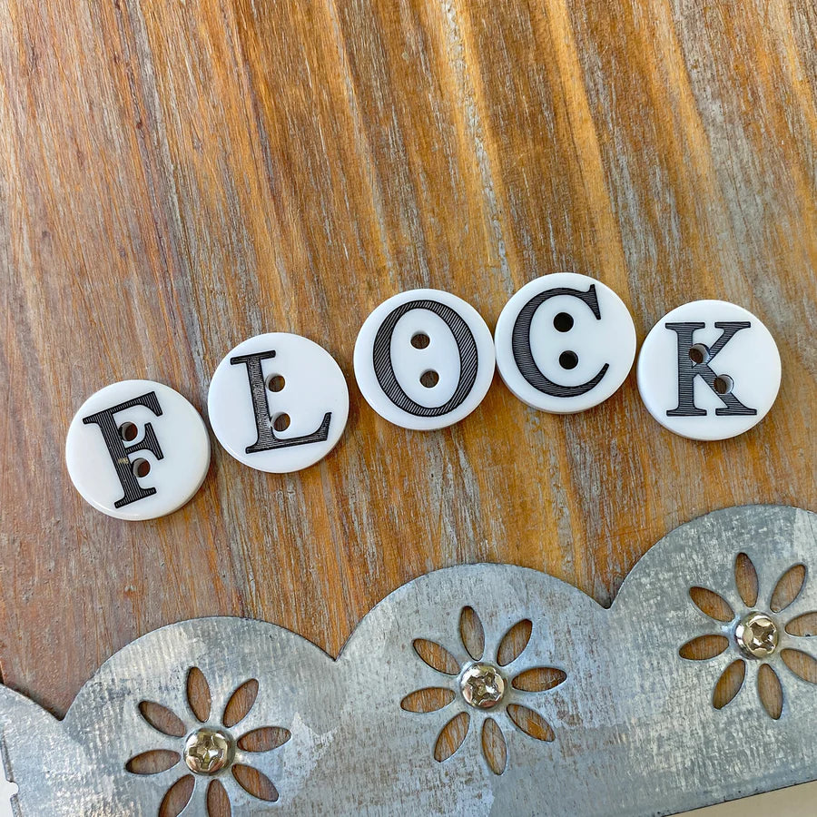 Just For Fun Button Collection - FLOCK