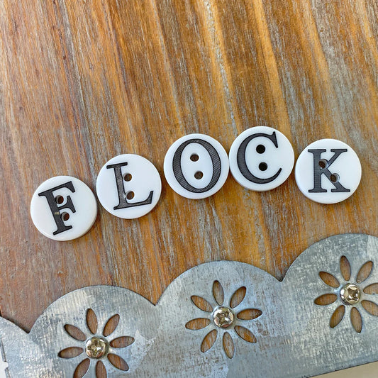 Just For Fun Button Collection - FLOCK