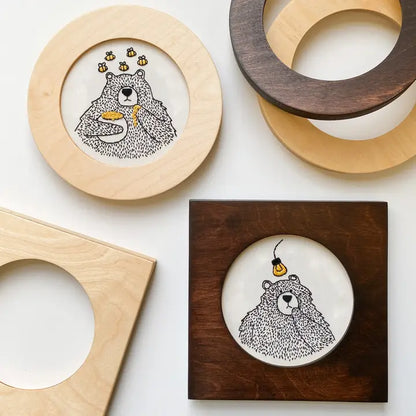 Modern Hoopla Embroidery Hoop Frame SQUARE