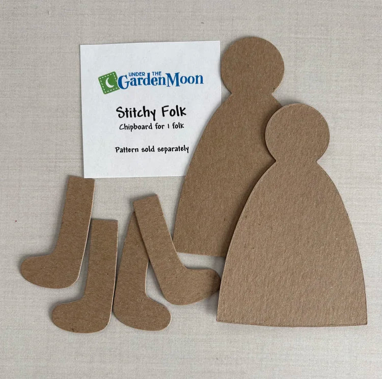 Stitchy Folk Chipboard Template