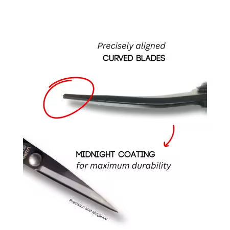 Midnight Edition Curved Blade Scissors