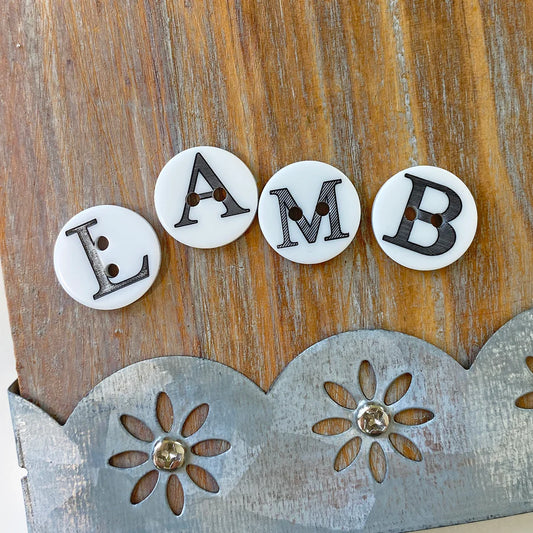 Just For Fun Button Collection - LAMB