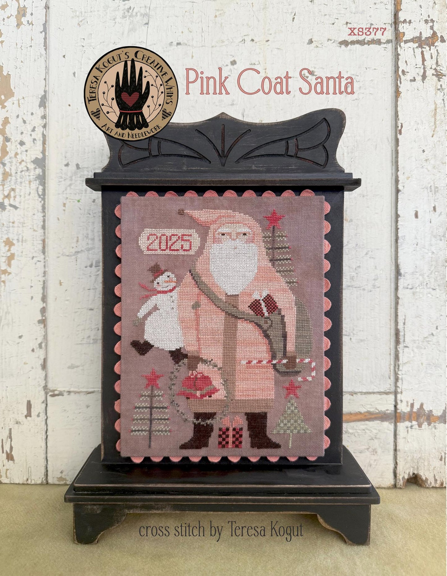 Pink Coat Santa