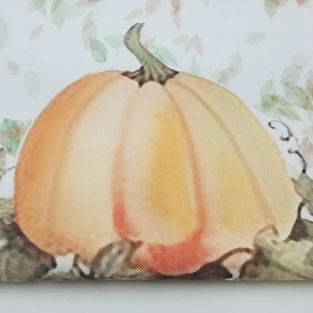 Gobble Pumpkin fabric (for the New Gobbletons)