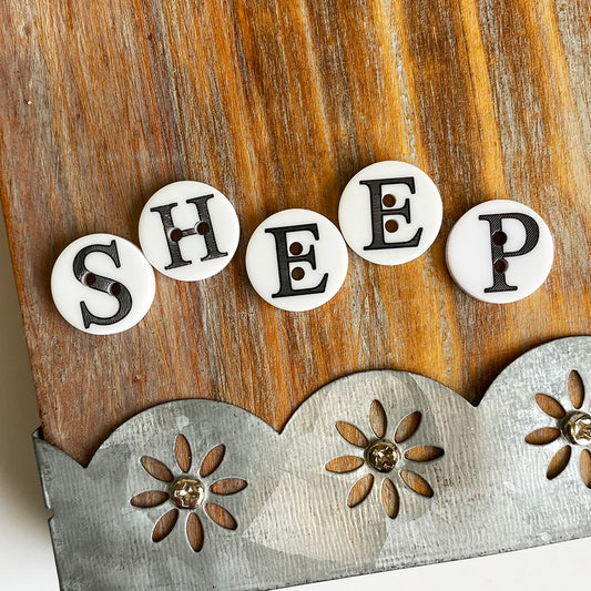 Just For Fun Button Collection - SHEEP
