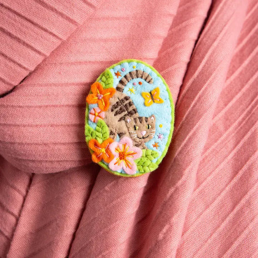 Felt Cat Brooch kits