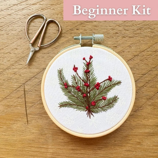 Pine & Winterberry Ornament