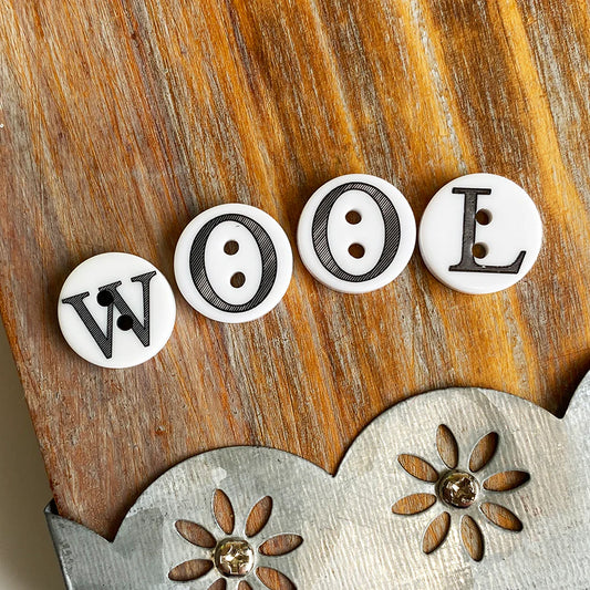 Just For Fun Button Collection - WOOL