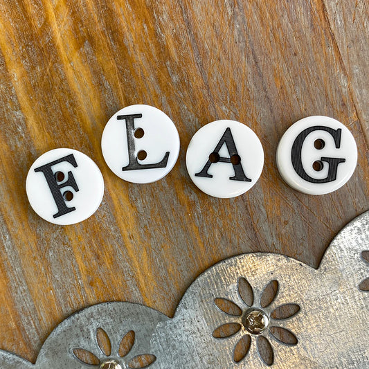 Just For Fun Button Collection - FLAG