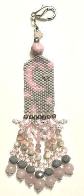 Crescent Moon and Stars Fob