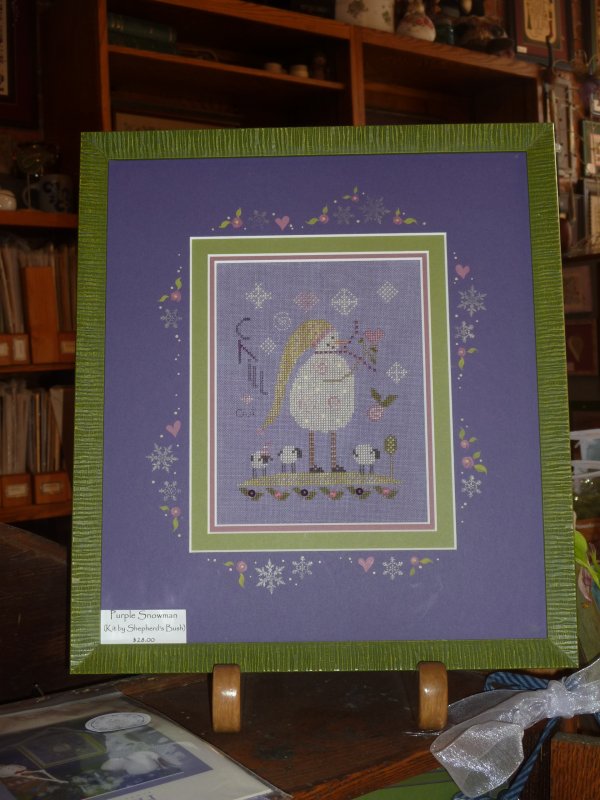 Purple Snowman