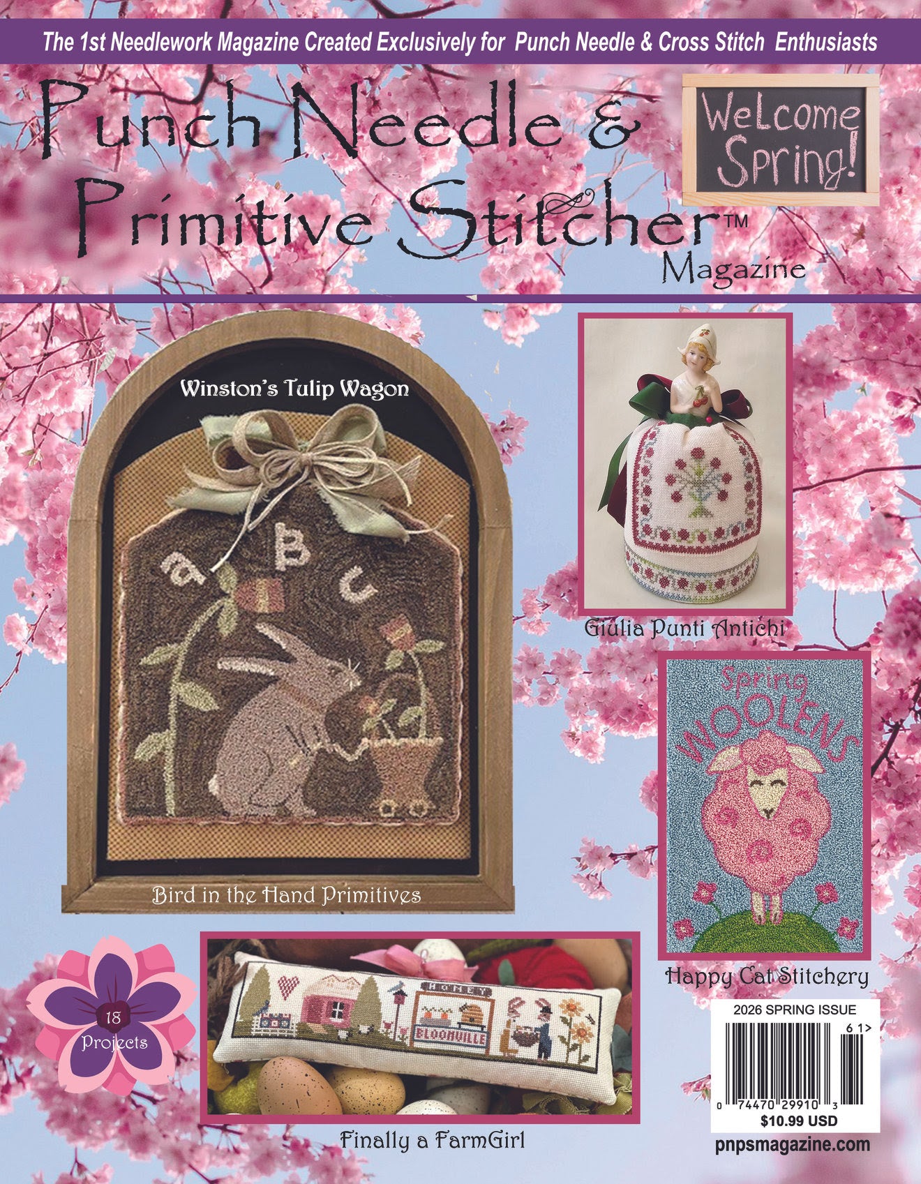 Punch Needle and Primitive Stitcher Magazine 2026