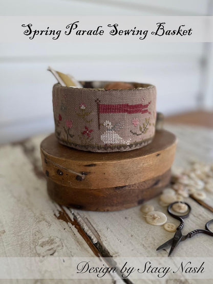 Spring Parade Sewing Basket